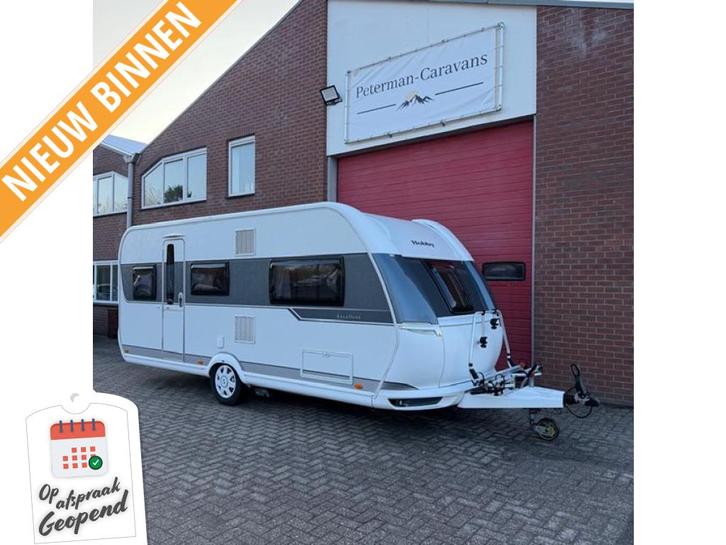 Hobby Excellent 495 UL Incl. Mover en Voortent, Caravans en Kamperen, Caravans, Bedrijf, tot en met 4, Rondzit, Hobby, 2 aparte bedden