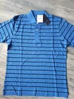 NIEUW blauw met zwarte streep heren poloshirt maat M, Nieuw, Ophalen of Verzenden, Jack & Jones, Maat 48/50 (M)