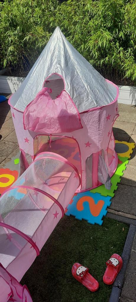 Speeltent ballenbak en kruipbuis, Kinderen en Baby's, Speelgoed | Speeltenten, Zo goed als nieuw, Ophalen of Verzenden