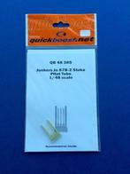QUICKBOOST RESIN DETAIL SETS 1/48 German, Ophalen of Verzenden, Nieuw, Groter dan 1:72, Overige merken