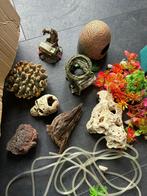 Diverse aquarium decoratie, Ophalen, Gebruikt