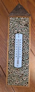 Bijenhotel, insectenhotel met thermometer., Ophalen of Verzenden, Zo goed als nieuw