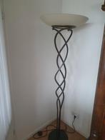 Staande lamp met glazen schaal, Ophalen, Zo goed als nieuw, Minder dan 100 cm