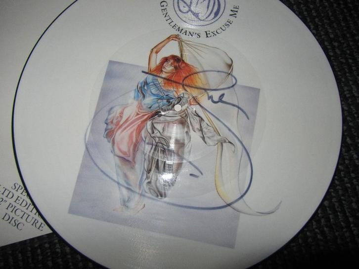 SIGNED 12" LP Picturedisc Fish A Gentleman's Excuse Me 1990, Cd's en Dvd's, Vinyl | Pop, Zo goed als nieuw, 1980 tot 2000, 12 inch