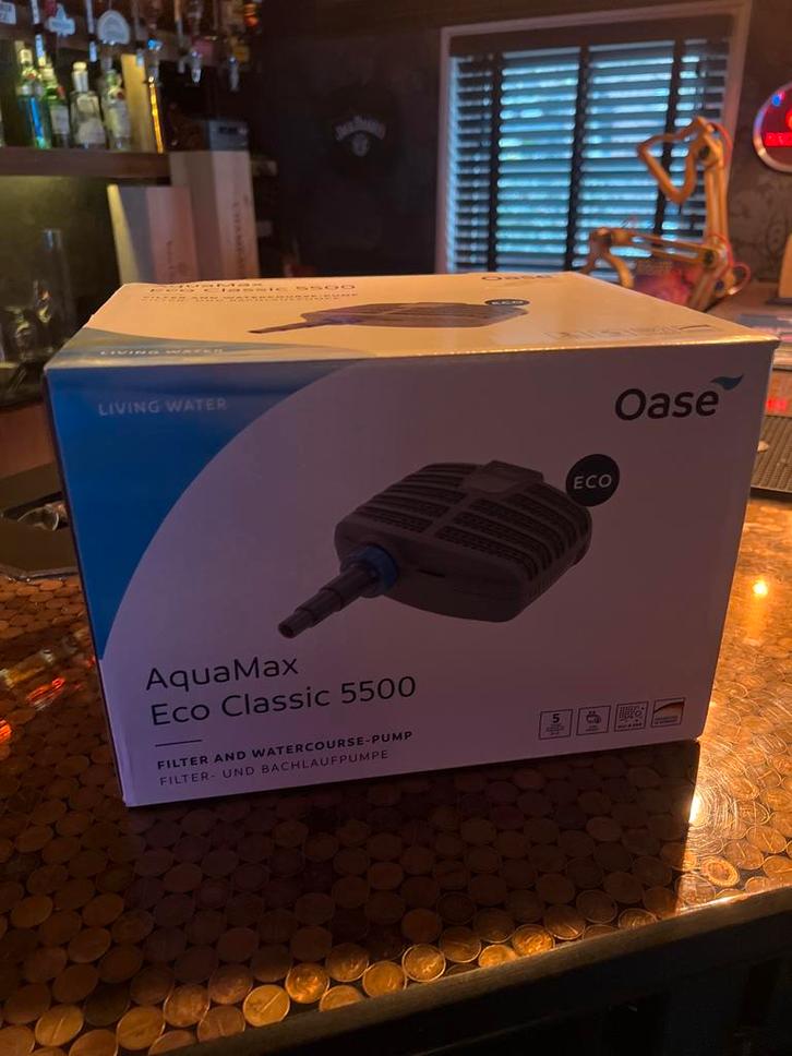 Oase Aquamax Eco Classic 5500 Vijverpomp, Tuin en Terras, Vijver-toebehoren, Nieuw, Vijverpomp, Ophalen of Verzenden