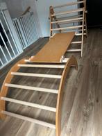 Montessori klimrek met klimladder en boog, Ophalen, Zo goed als nieuw
