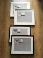 Fotolijsten Ikea Ribba 40x50 cm met passe partout, Ophalen, Zo goed als nieuw
