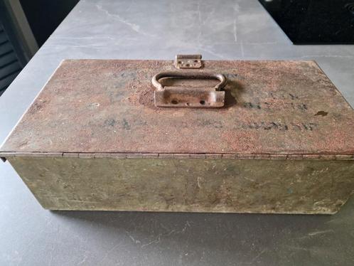antiek militair munitie kist kistje, Verzamelen, Militaria | Tweede Wereldoorlog, Ophalen of Verzenden