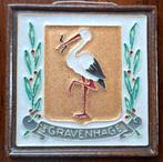 Stadswapen 's-Gravenhage, Porceleyne Fles Delft, Antiek en Kunst, Antiek | Wandborden en Tegels, Ophalen of Verzenden