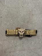 H&M x Versace Panther necklace, Ophalen of Verzenden, Zo goed als nieuw, Goud, Overige materialen