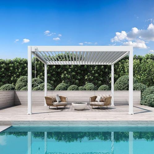 Orion Deluxe Overkapping Wit 300 x 400 cm, Tuin en Terras, Overkappingen, Zo goed als nieuw, Veranda, Verzenden