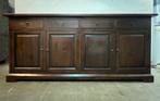 Koloniaal dressoir massief teakhout 200x90x45, Ophalen, Met deur(en), Teakhout, Zo goed als nieuw