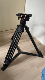 Manfrotto N8 Fluid Video kop + 546GB statief, Ophalen, Gebruikt, 175 cm of meer, Driepoot