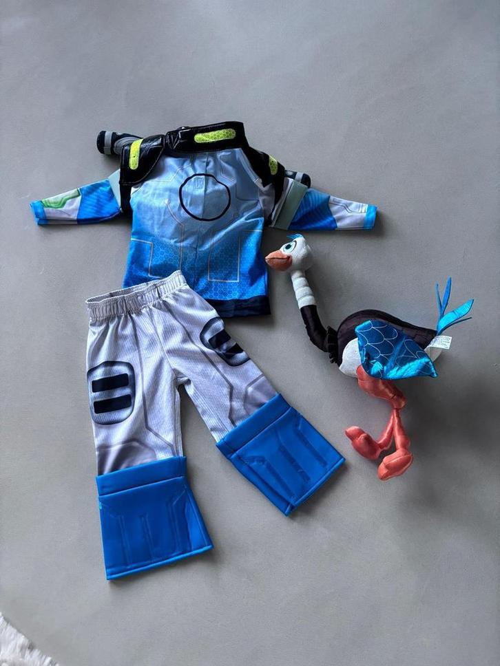 Origineel Disney Store Miles from Tomorrowland kostuum 98/3j, Kinderen en Baby's, Carnavalskleding en Verkleedspullen, Gebruikt