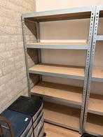 Metalen stellingkast met 5 planken. 2 stuks, Ophalen, Zo goed als nieuw