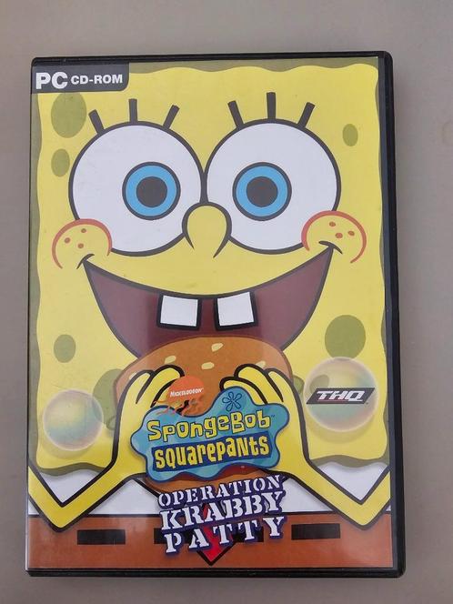 Pc game Spongebob Squarepants operation Krabby Patty, Spelcomputers en Games, Games | Pc, Zo goed als nieuw, Avontuur en Actie