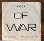 Act of War - Elton John & Millie Jackson Single, Gebruikt, Maxi-single, Ophalen of Verzenden, 1 single