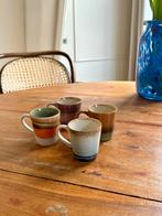 HK Living 70s Espresso Kopjes - Set van 4, Huis en Inrichting, Keuken | Servies, Keramiek, Ophalen of Verzenden, Zo goed als nieuw