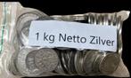 1KG NETTO JULIANA munten, Postzegels en Munten, Munten | Nederland, Ophalen of Verzenden, Koningin Juliana, Overige waardes, Zilver