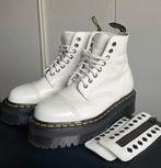 Mt 38  Dr Martens Sinclair Gemalen Nappa Platform ZGAN, Ophalen, Wit, Dr. Martens, Zo goed als nieuw