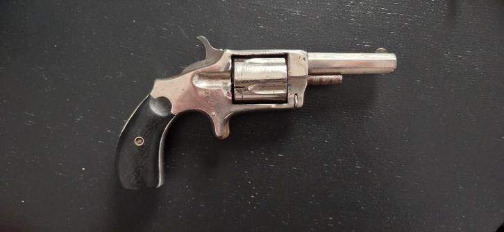 Antieke .320 Express “Suicide Trigger” revolver, Antiek en Kunst, Antiek | Overige Antiek, Ophalen of Verzenden