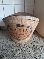 Zwarte hoge hoed in originele doos G.J. Bik Gouda, Ophalen of Verzenden, Gedragen, 57 cm (M, 7⅛ inch) of minder, Hoed