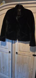 Zwart bontjasje xs, Ophalen of Verzenden, Zo goed als nieuw, Maat 34 (XS) of kleiner, Zwart