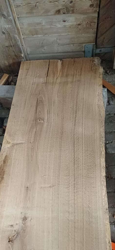 Gedroogde eiken schaaldelen van mooie kwaliteit, Doe-het-zelf en Verbouw, Hout en Planken, Zo goed als nieuw, Plank, Eiken, 300 cm of meer