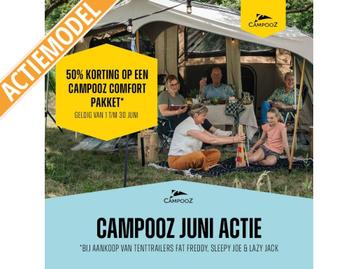 Campooz Lazy Jack | Sleepy Joe | Fat Freddy Comfort pakket beschikbaar voor biedingen