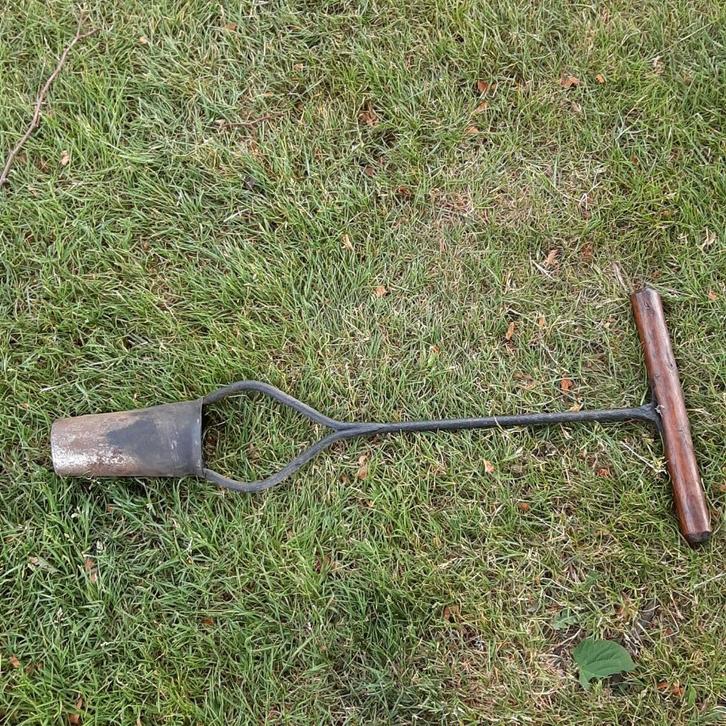 Antieke aardappelpoter / aardappel poter / aardappelpootboor, Antiek en Kunst, Antiek | Gereedschap en Instrumenten, Ophalen