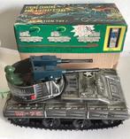 1950’s Blikken M-75 Anti-Aircraft Tank,Battery Toy,Japan,OVP, Antiek en Kunst, Antiek | Speelgoed, Ophalen