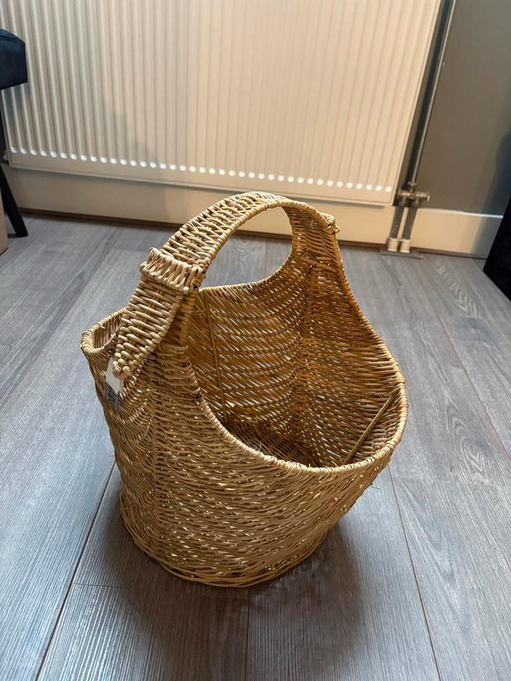 Rivièra Maison Opbergmand, Huis en Inrichting, Woonaccessoires | Schalen en Manden, Zo goed als nieuw, Mand, Overige vormen, Riet