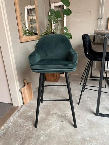 Barstoel zithoogte 78cm groen beschikbaar voor biedingen