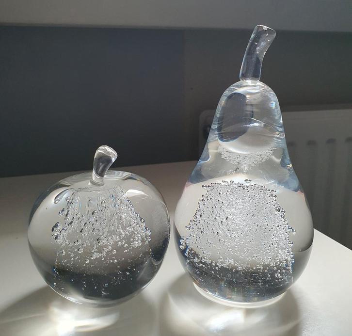 Royal Leerdam vd Marel appel en peer, Antiek en Kunst, Antiek | Glas en Kristal, Verzenden