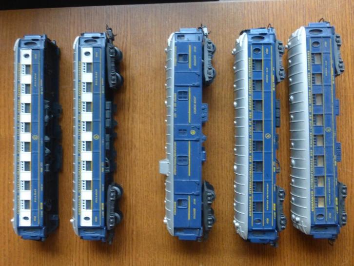 modelspoor trein, Hobby en Vrije tijd, Modeltreinen | H0, Gebruikt, Treinset, Gelijkstroom, Lima, Ophalen of Verzenden