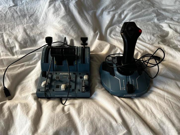 Thrustmaster TCA Airbus Captain pack Joystick + instruments, Computers en Software, Joysticks, Zo goed als nieuw, Ophalen of Verzenden