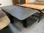 Zwarte Mangohouten Tafel 200x100 - Afgeronde Hoeken, Ophalen, Nieuw, 50 tot 100 cm, 150 tot 200 cm