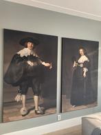 Muurmeester: rembrand marten en oopje 120x190, Ophalen, Zo goed als nieuw