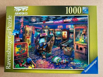 Ravensburger legpuzzel/1000 st./Abandoned Vergeten Speelhal beschikbaar voor biedingen