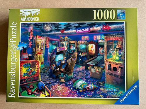 Ravensburger legpuzzel/1000 st./Abandoned Vergeten Speelhal, Hobby en Vrije tijd, Denksport en Puzzels, Zo goed als nieuw, Legpuzzel