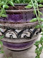 Retro bloempot, Tuin en Terras, Bloempotten, Ophalen, Overige materialen, Gebruikt, Rond