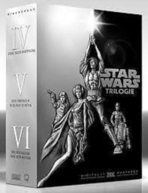 DVD box: Star Wars Trilogy (4 DVD's), Cd's en Dvd's, Dvd's | Science Fiction en Fantasy, Zo goed als nieuw, Fantasy, Boxset, Vanaf 12 jaar
