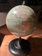 Antieke kleine metalen globe, Huis en Inrichting, Ophalen of Verzenden, Gebruikt