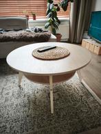 Mooie lichte natuurlijke salontafel, Huis en Inrichting, Tafels | Salontafels, Ophalen, 50 tot 100 cm, Rond, Scandinavisch