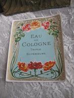 Antiek Frans Eau de Cologne Etiket Triple Supérieure / Anjer, Antiek en Kunst, Verzenden