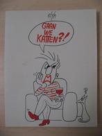 Elyh. Gaan we Katten. 1983. 1 ste druk. Leob., Eén stripboek, Ophalen of Verzenden, Gelezen