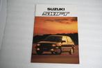 Folder Suzuki Swift (circa 1987) (18), Ophalen of Verzenden, Nieuw, Overige merken