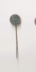 volmetaal speld Electra W.M. Brandt Leiden, Verzamelen, Speldjes, Pins en Buttons, Ophalen of Verzenden, Overige onderwerpen, Speldje of Pin