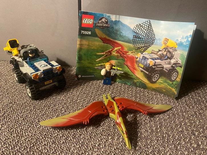 Lego Jurassic World 75926 auto en dino, Kinderen en Baby's, Speelgoed | Duplo en Lego, Zo goed als nieuw, Lego, Complete set, Ophalen of Verzenden