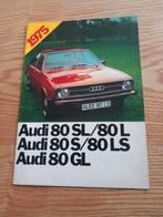 audi 80 folder uit 1975, Ophalen of Verzenden, Zo goed als nieuw, Audi